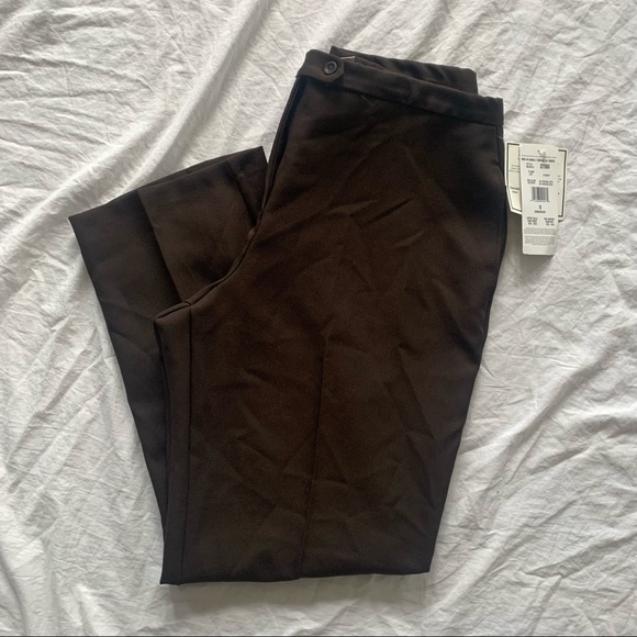 Vintage Straight Leg Brown Trousers (Made in Canada) - Picture 5 of 5